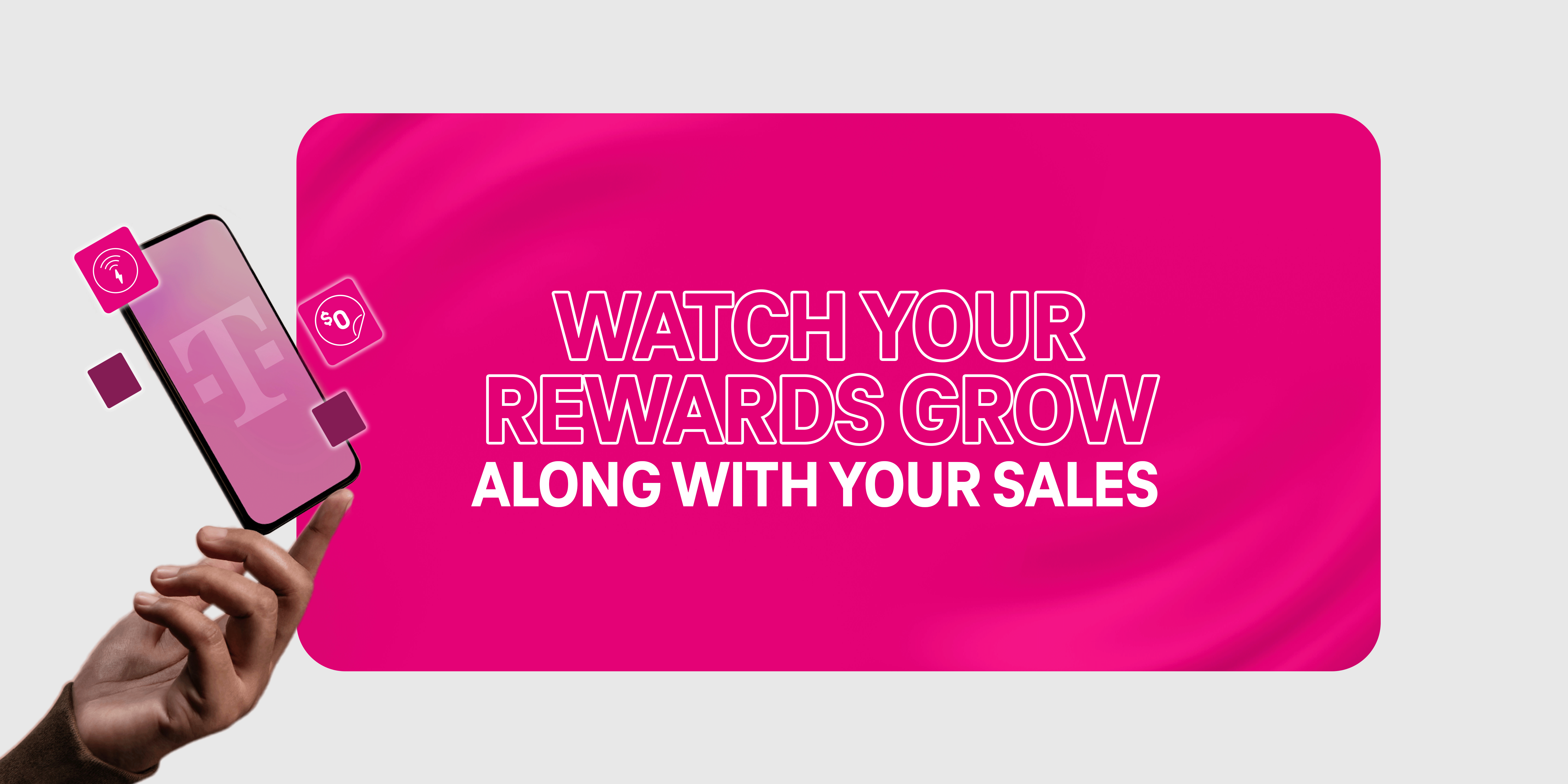 Watch your rewards grow along with your sales